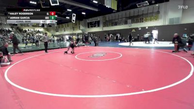 70 lbs Cons. Semi - Adrian Garcia, Granite Wrestling Club vs Haley Rogerson, Carlsbad Legacy