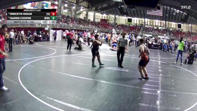 140 lbs Cons. Round 2 - Breckyn Knaub, 2TG vs Raiden Cooper, McCook Youth Wrestling Club