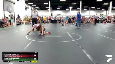 52 lbs Round 1 (4 Team) - Easton Doolen, U2 Upstate Uprising White vs Landon Walker, Glasgow WA