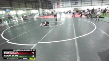 80 lbs Semifinal - Bennett Myles, NC Wrestling Factory vs Camden Palmer, Hanover Hawkeye Youth Wrestlin