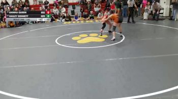 140 lbs Cons. Round 2 - Danika Queen, North Fork High School vs Hailey Bennett, Rock Springs