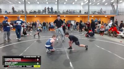 85 lbs Round 1 - Ethan Casey, Dorman Youth vs Carson Thomas, Liberty Youth Wrestling