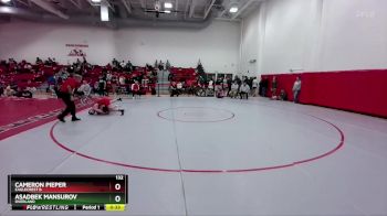 132 lbs Cons. Round 3 - Asadbek Mansurov, Overland vs Cameron Pieper, Eaglecrest B