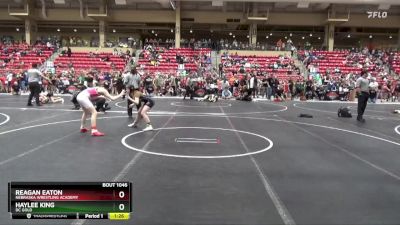 105 lbs Semifinal - Reagan Eaton, Nebraska Wrestling Academy vs Haylee King, DC Gold