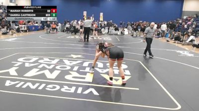 120 lbs Quarterfinal - Mariah Roberts, Riverheads vs Danika Castrejon, Mountain View