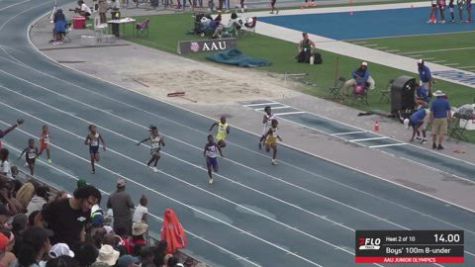 2026 AAU Junior Olympic Games - Youth Boys' 100m, Prelims 1 - Age 8