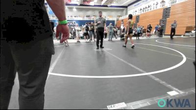 135 lbs Quarterfinal - Kiya Hartfield 3, OKC Saints Wrestling vs Layla Brown, Standfast