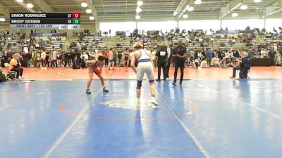 126 lbs Consi Of 64 #2 - Simon Rodriguez, CT vs Brody Gossen, SD