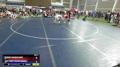 126 lbs Cons. Round 5 - Izayah Magdaleno, AZ vs Matthew Krawczenko, AZ