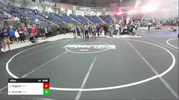 40 lbs Rr Rnd 1 - Jade Diggins, Top Notch WC vs Liam Sumner, Mile High WC