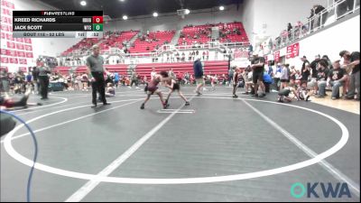 52 lbs Quarterfinal - Kreed Richards, Rough Riders vs Jack Scott, WTC