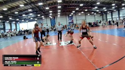 96 lbs Rd# 7- 10:45am Saturday Final Pool - Miles Mura, Florida Elite vs Colter Frain, Iowa Black