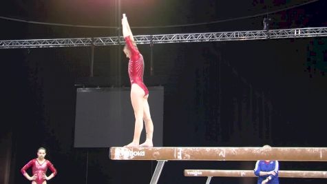 Lorette Charpy France On Beam, Training Day 1 - Gymnix 2016