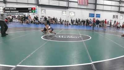 55 lbs Placement (4 Team) - Eros Avalos, NORTH CAROLINA WRESTLING FACTORY vs James Vaughan, STAUNTON REAPER