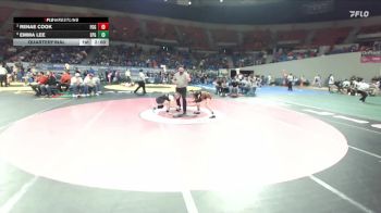 6A/5A Girls 130 Quarterfinal - Renae Cook, Forest Grove Girls vs Emma Lee, Eagle Point Girls