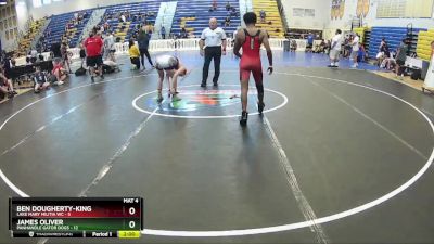 126 lbs Round 5 (8 Team) - James Oliver, Panhandle Gator Dogs vs Ben Dougherty-King, Lake Mary Militia WC