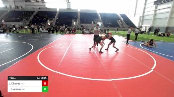 116 lbs Quarterfinal - Jiovanni Chavez, Valiant CP vs Ladd Holman, Jwc