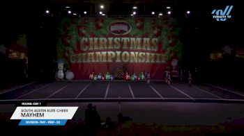 South Austin Elite Cheer - Mayhem [2024 L1.1 Tiny - PREP - D2 Day 1] 2024 Cheer Power Holiday Showdown Houston