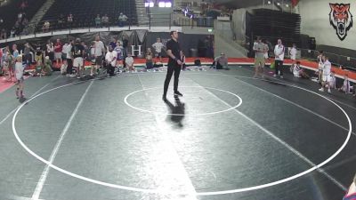 60 lbs Bridger Graham, Alaska 12U Boys vs Kody Wangsgard, Idaho 1 12U Boys