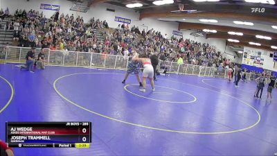 285 lbs 1st Place Match - Aj Wedge, Askeo International Mat Club vs Joseph Trammell, Sheridan