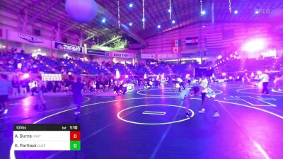 101 lbs Round Of 16 - Amelia Burns, Unattached vs Kennedy Portlock, Queens Of Mayhem