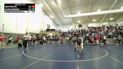 138 lbs Cons. Sub-quarters - Caleb Sorensen, Ridgeline vs Nash Nielson, Bear River