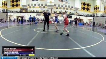 113 lbs Cons. Round 3 - Talon Jessup, Columbus East Wrestling Club vs Maximus Quiroz, Region Wrestling Academy