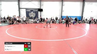 141 lbs Semifinal - Makael Aguayo, Team Gotcha vs Bentley Sly, NC United