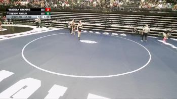 4A 132 lbs Semifinal - Maddax Hacking, Uintah vs Trevor Angus, Uintah