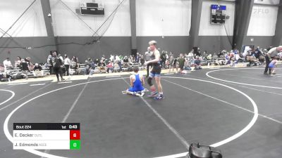 109 lbs Consi Of 8 #1 - Emmett Decker, Outlaw WC vs James Edmonds, Ascend Wrestling Academy