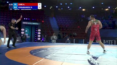 125 kg Round Of 16 - Amir Zare, Iran vs Dzianis Khramiankou, Belarus