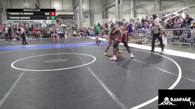 250 lbs Cons. Semi - Joshua Flanigan, Wamego vs Steven Brown, Cougar Kids