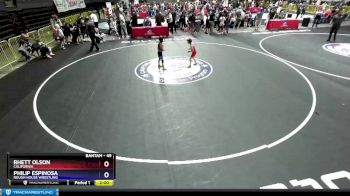 49 lbs Round 1 - Rhett Olson, California vs Philip Espinosa, Rough House Wrestling