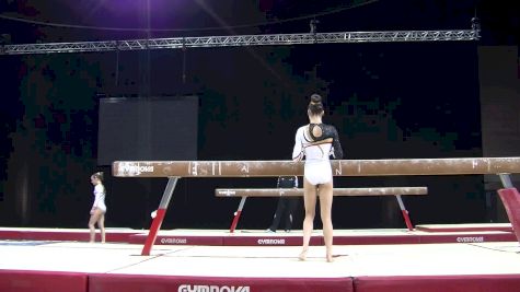 Nina Derwael (Belgium) On Beam, Training Day 1 - Gymnix 2016