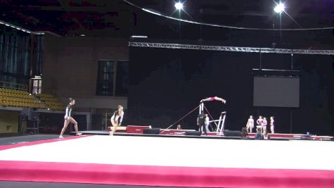Axelle Klinckaert (Belgium) On Floor, Training Day 1 - Gymnix 201
