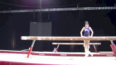 Uliana Perebinosova (Russia) On Beam, Training Day 1 - Gymnix 2016