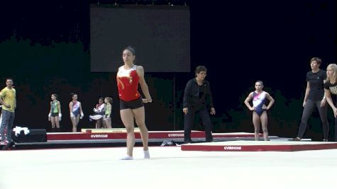 Simona Castro (Chile) Training Floor Session 2, Training Day 1 - Gymnix 201