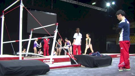Kiko Kuwajima (Japan) Full Bar Set, Training Day 1 - Gymnix 2016