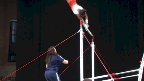 Taeja James (Great Britain) On Bars, Training Day 1 - Gymnix 2016