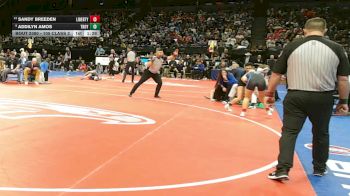 105 Class 2 lbs 1st Place Match - Addilyn Amos, Troy Buchanan vs Sandy Breeden, Liberty