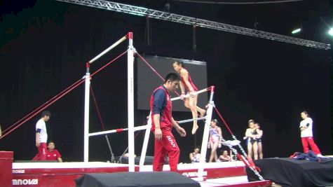 Sae Miyakawa (Japan) Training Bars, Training Day 1 - Gymnix 2016