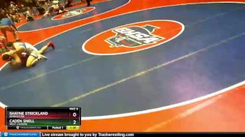 4 lbs Semifinal - Shayne Strickland, Benedictine vs Caden Snell, West Laurens