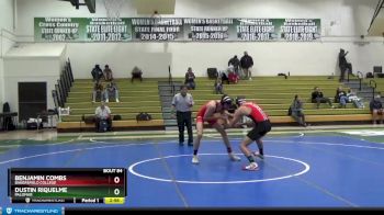 141 lbs Cons. Round 1 - Benjamin Combs, Bakersfield College vs Dustin Riquelme, Palomar