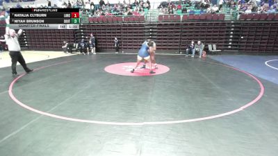 190 lbs Quarterfinal - Natalia Clyburn, Lancaster vs Niyah Brunson, South Florence