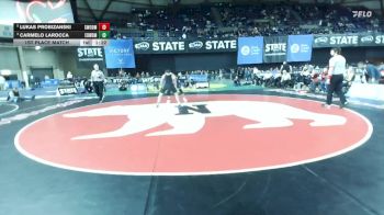 Boys 3A 190 lbs 1st Place Match - Lukas Probizanski, Shorewood vs Carmelo Larocca, Edmonds-Woodway