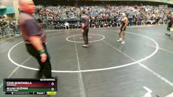 113 lbs Quarterfinal - Alijah Guzman, Silver Creek vs Czar Quintanilla, University