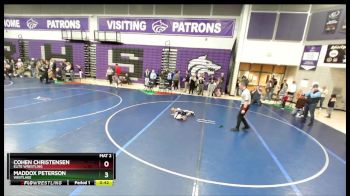 44 lbs 3rd Place Match - Cohen Christensen, Elite Wrestling vs Maddox Peterson, Westlake