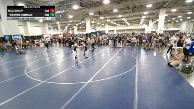 86 lbs Champ. Round 2 - Easton Radmall, Utah vs Jace Sharp, Utah