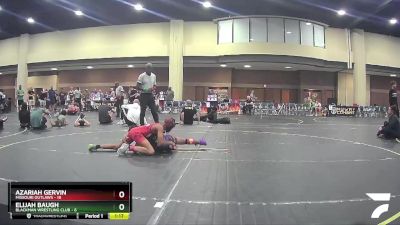 96 lbs Finals (8 Team) - Elijah Baugh, Blackman Wrestling Club vs Azariah Gervin, Missouri Outlaws