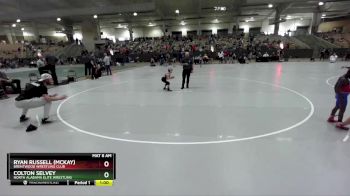 55 lbs Round 5 - Ryan Russell (McKay), Brentwood Wrestling Club vs Colton Selvey, North Alabama Elite Wrestling